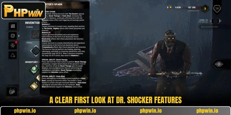 A clear first look at Dr. Shocker features