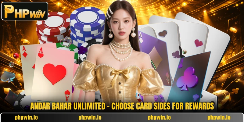Andar Bahar Unlimited - Choose Card Sides For Rewards