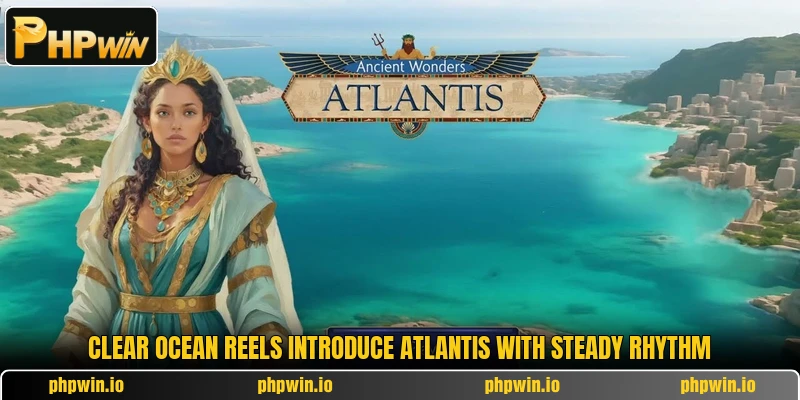 Clear ocean reels introduce Atlantis with steady rhythm