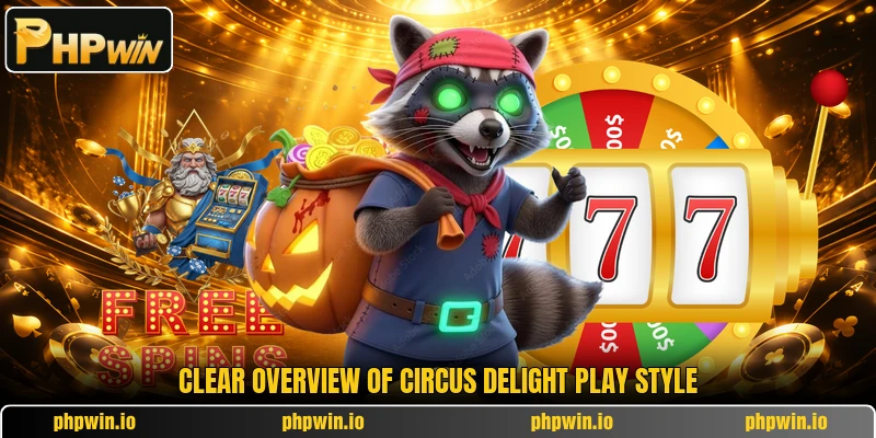 Clear overview of Circus Delight play style Clear overview of Circus Delight play style