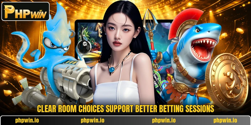 Clear room choices support better betting sessions