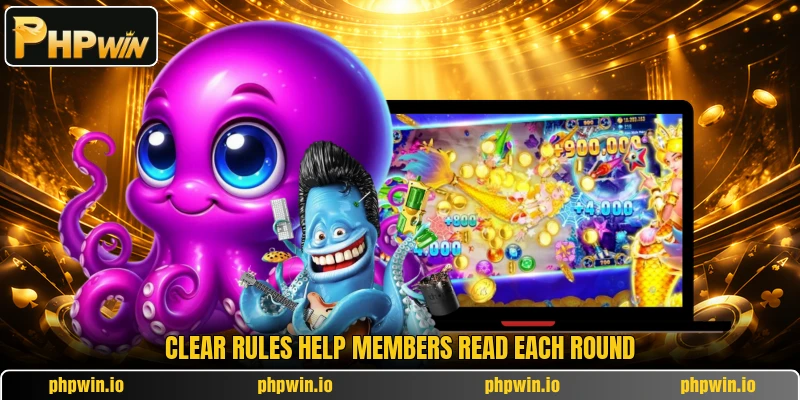 Clear rules help members read each round