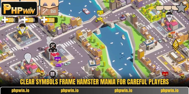 Clear symbols frame Hamster Mania for careful players Clear symbols frame Hamster Mania for careful players