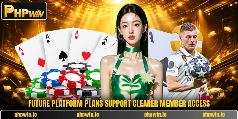 Future platform plans support clearer member access Future platform plans support clearer member access