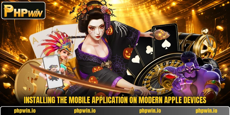 Installing the mobile application on modern Apple devices