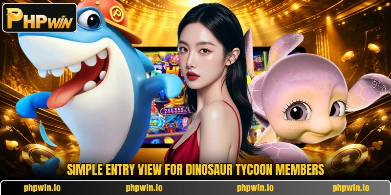 Simple entry view for Dinosaur Tycoon members Simple entry view for Dinosaur Tycoon members