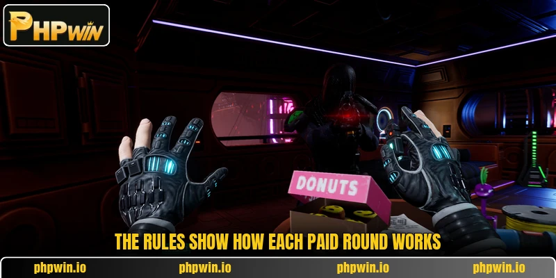 The rules show how each paid round works